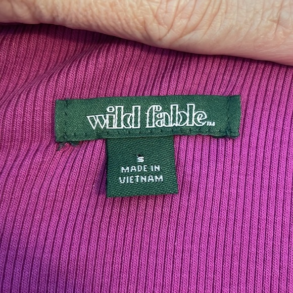 Women's Purple Ribbed Mini Dress - Wild Fable - Picture 4 of 5